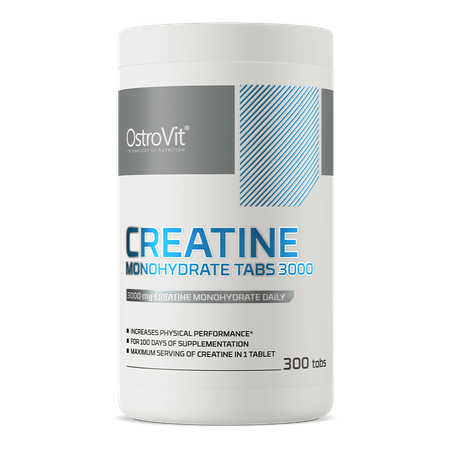 OstroVit Créatine Monohydrate 3000 mg 300 comprimés