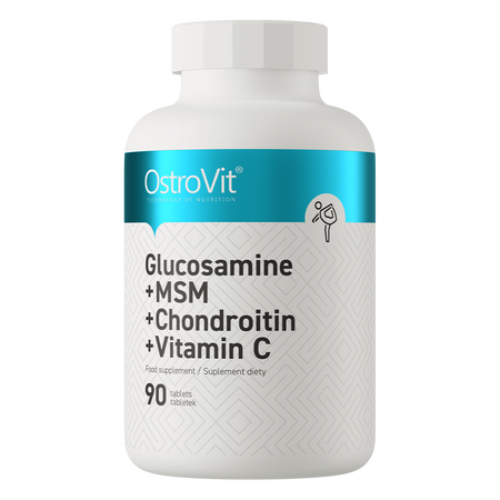 OstroVit Glucosamine + MSM + Chondroïtine + Vitamine C 90 comprimés
