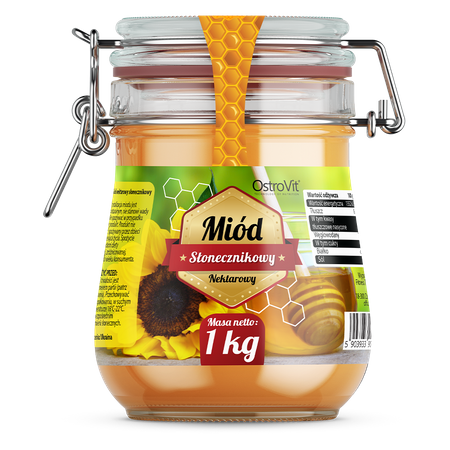 OstroVit Miel de Tournesol 1000 g