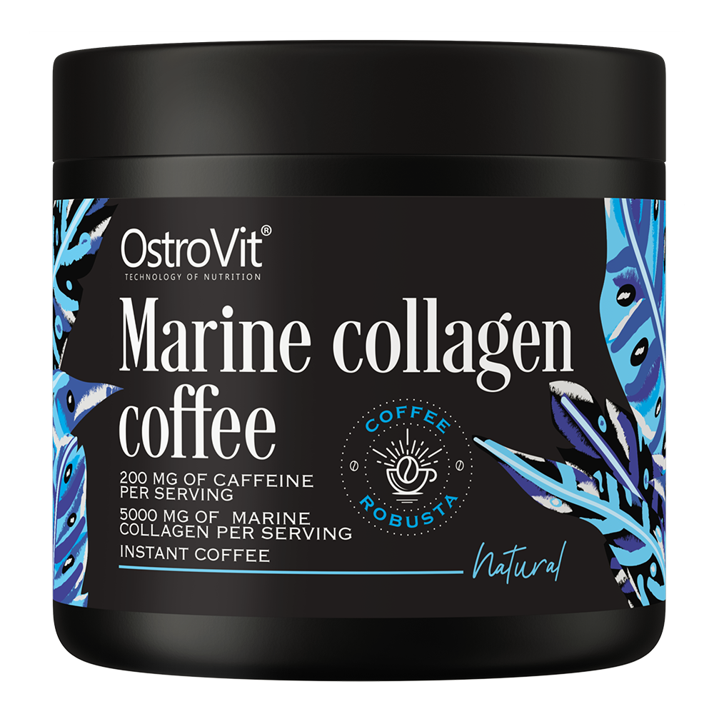 OstroVit Café avec Collagène Marin 150 g arôme naturel