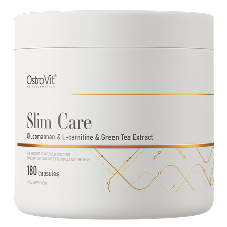 OstroVit Slim Care Glucomannan & L-Carnitine & Extrait de Thé Vert 180 gélules