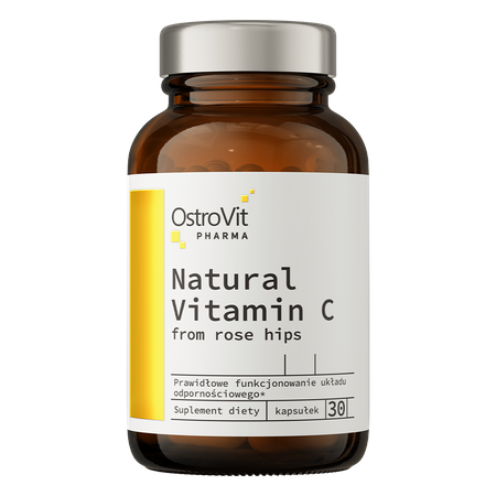 OstroVit Pharma Natural Wild Rose Vitamin C 30 gélules