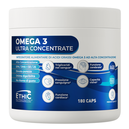 Ethic Nutraceutici™ Omega 3 Ultra Concentrate 180 gélules