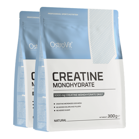 OstroVit Créatine Monohydrate 2 x 300 g