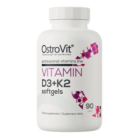 OstroVit Vitamine D3 + K2 90 gélules