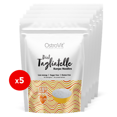 OstroVit Diet Tagliatelle Nouilles de Konjac 5 x 400 g