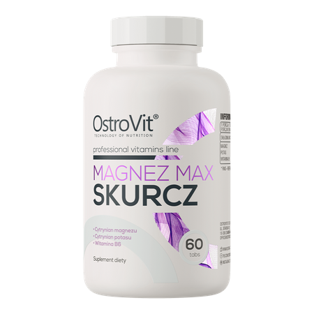 OstroVit Magnésium Max Shrink 60 comprimés