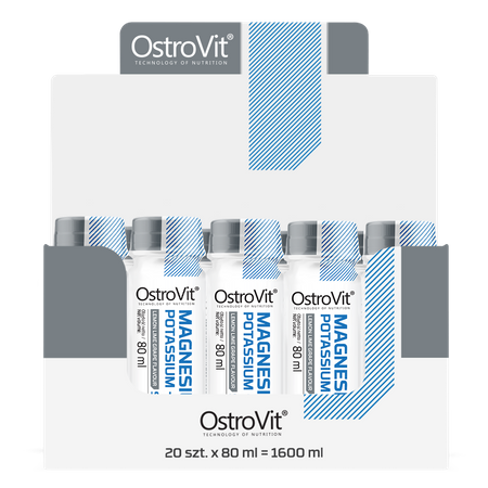 OstroVit Magnésium Potassium + B6 Shot 20 x 80 ml