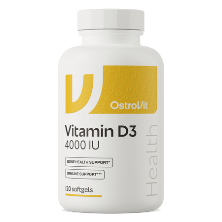 OstroVit Vitamine D3 4000 IU 120 gélules