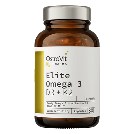 OstroVit Pharma Elite Omega 3 D3 + K2 30 gélules
