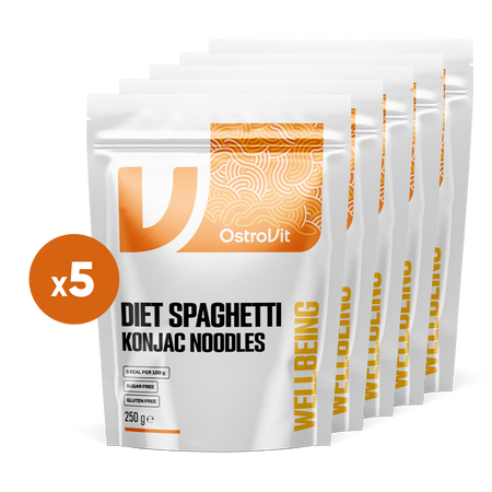 OstroVit Konjac Nouilles Spaghetti 5 x 250 g