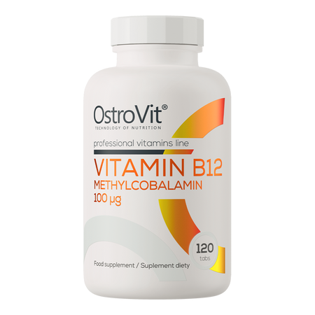 OstroVit Vitamine B12 Méthylcobalamine 100 µg 120 comprimés