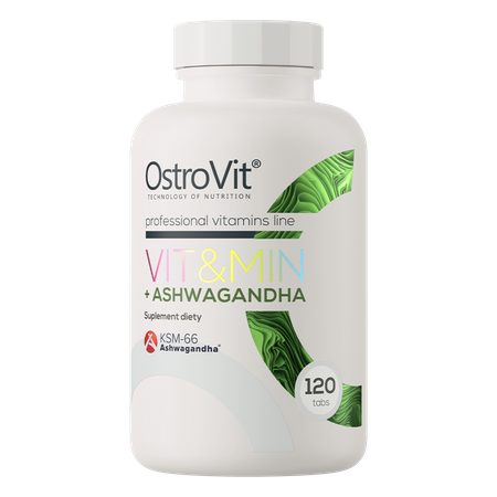 OstroVit VIT&MIN + Ashwagandha 120 comprimés