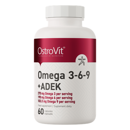 OstroVit Oméga 3-6-9 + ADEK 60 gélules