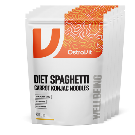 OstroVit Diet Spaghetti Carrot Konjac Noodles 5 x 250 g