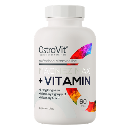 OstroVit Magnésium MAX + Vitamine 60 comprimés