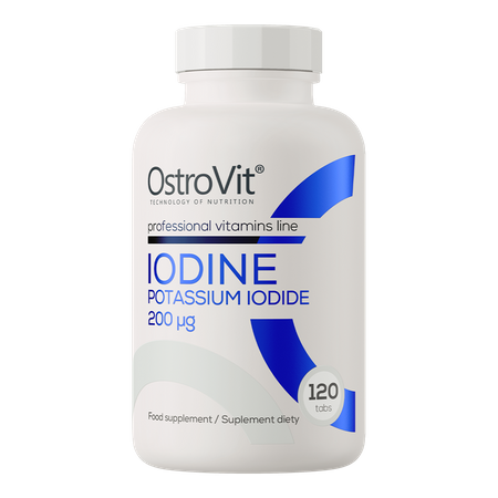 OstroVit Iodine Iodure de potassium 200 μg 120 comprimés