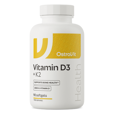 OstroVit Vitamine D3 + K2 90 gélules