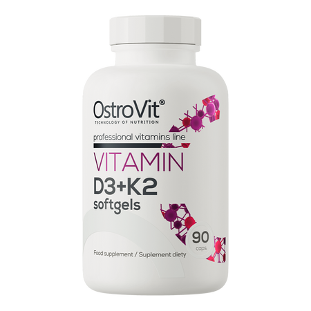 OstroVit Vitamine D3 + K2 90 gélules