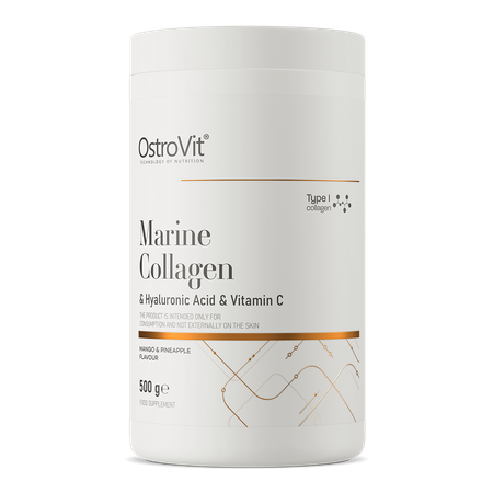 OstroVit Collagène marin + Acide Hyaluronique + Vitamine C 500 g