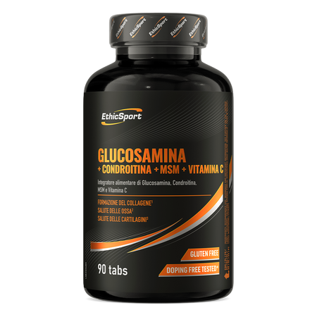 EthicSport Glucosamine + Chondroïtine + MSM + Vitamine C 90 comprimés