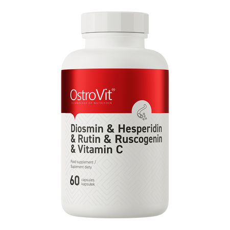 OstroVit Diosmine + Hespéridine + Rutine + Ruscogénine + Vitamine C 60 gélules