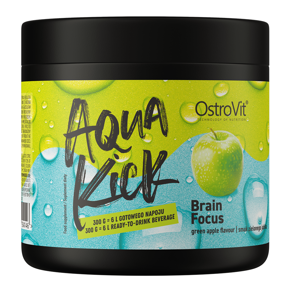OstroVit Aqua Kick Brain Focus 300 g pomme verte