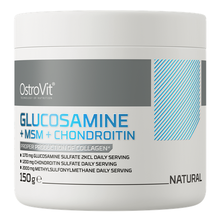 OstroVit Glucosamine + MSM + Chondroïtine 150 g