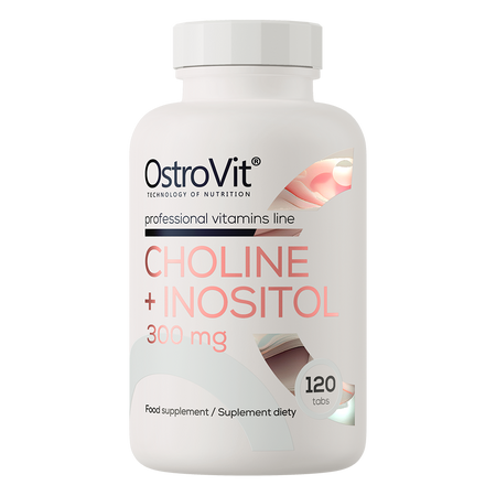 OstroVit Choline + Inositol 300 mg 120 comprimés