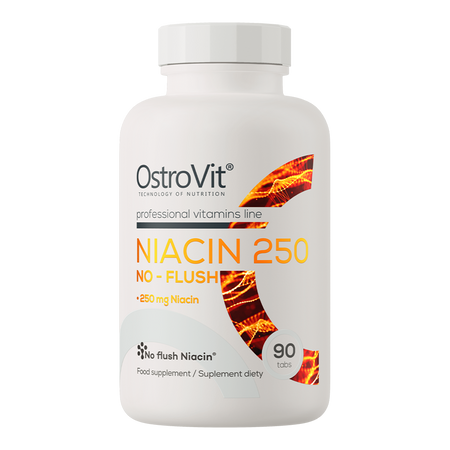 OstroVit Niacine 250 NO-FLUSH 90 comprimés