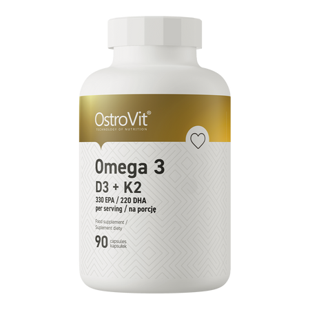 OstroVit Omega 3 D3+K2 90 gélules