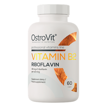OstroVit Vitamine B2 Riboflavine 60 gélules