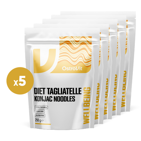 OstroVit Diet Tagliatelle Nouilles de Konjac 5 x 250 g