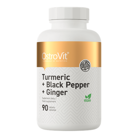 OstroVit Curcumine + Poivre noir + Gingembre 90 comprimés