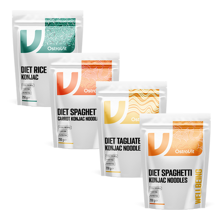 OstroVit Mélange de nouilles de riz au konjac 4 x 250 g