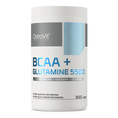 OstroVit BCAA + Glutamine 5500 mg 300 gélules